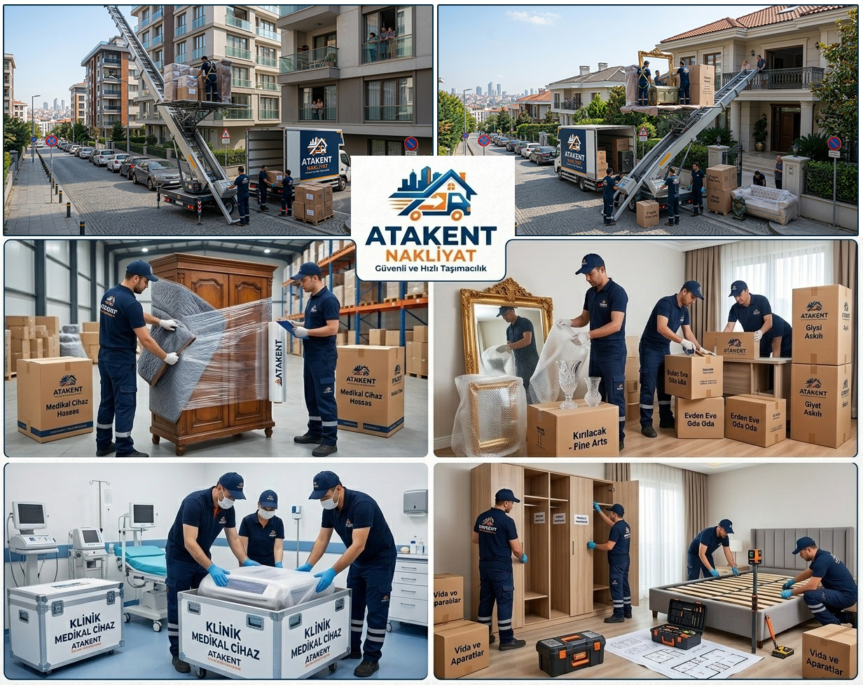 Atakent Nakliyat Logo ve Kurumsal Görsel